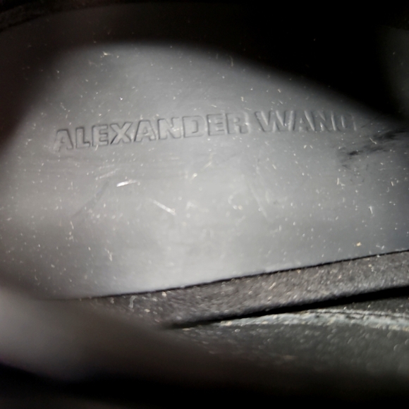 Alexander Wang Black Ankle Boots Size 37 - Picture 4 of 9